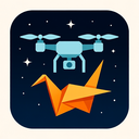icon_space_drone_origami icon preview