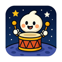 icon_space_drum_cartoon icon preview