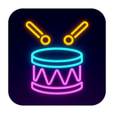 icon_space_drum_neon icon preview