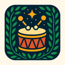 icon_space_drum_organic_pattern icon preview