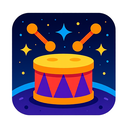 icon_space_drum_vibrant_colors icon preview