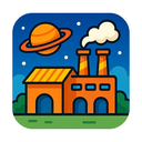 icon_space_factory_cartoon icon preview