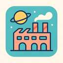 icon_space_factory_flat_pastel icon preview