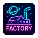 icon_space_factory_neon icon preview