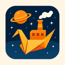 icon_space_factory_origami icon preview