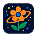 icon_space_flower_asymmetrical icon preview