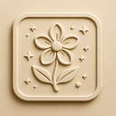icon_space_flower_embossed icon preview