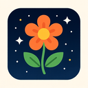 icon_space_flower_organic icon preview