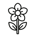 icon_space_flower_outline icon preview