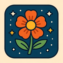 icon_space_flower_retro icon preview