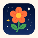 icon_space_flower_rounded icon preview