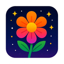 icon_space_flower_vibrant_colors icon preview