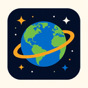 icon_space_globe_asymmetrical icon preview