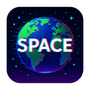 icon_space_globe_digital_glitch icon preview