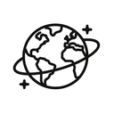 icon_space_globe_line_art icon preview