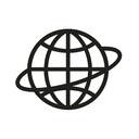 icon_space_globe_minimal_outline icon preview