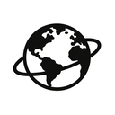 icon_space_globe_monochrome icon preview