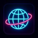 icon_space_globe_neon icon preview