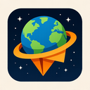 icon_space_globe_origami icon preview