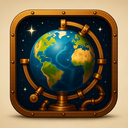 icon_space_globe_steampunk icon preview