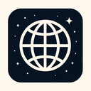 icon_space_globe_symmetrical icon preview