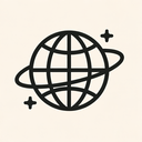 icon_space_globe_thin icon preview