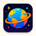 icon_space_globe_vibrant_colors icon preview