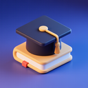 icon_space_graduation_cap_3d_isometric icon preview