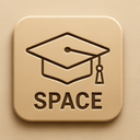 icon_space_graduation_cap_embossed icon preview