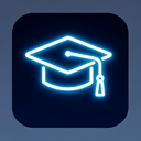 icon_space_graduation_cap_glow_effect icon preview