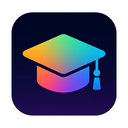 icon_space_graduation_cap_gradient icon preview