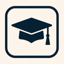 icon_space_graduation_cap_thin icon preview