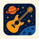icon_space_guitar_bold icon preview