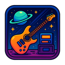icon_space_guitar_cyberpunk icon preview