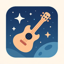 icon_space_guitar_flat_pastel icon preview