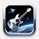 icon_space_guitar_metallic icon preview