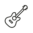 icon_space_guitar_minimal_outline icon preview