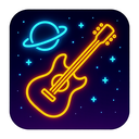 icon_space_guitar_neon icon preview