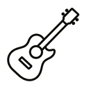icon_space_guitar_outline icon preview