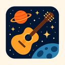 icon_space_guitar_vector icon preview