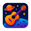 icon_space_guitar_vibrant_colors icon preview