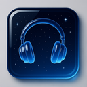 icon_space_headphones_glassy icon preview