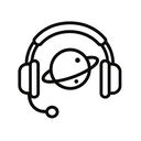 icon_space_headphones_outline icon preview
