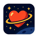 icon_space_heart_bold icon preview
