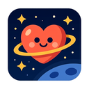 icon_space_heart_cartoon icon preview