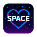 icon_space_heart_digital_glitch icon preview