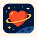 icon_space_heart_filled icon preview