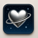 icon_space_heart_metallic icon preview