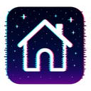 icon_space_house_digital_glitch icon preview