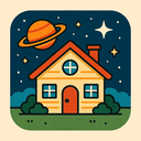 icon_space_house_retro icon preview